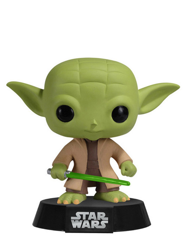pop bobble head unique figure star wars master yoda yoga tree