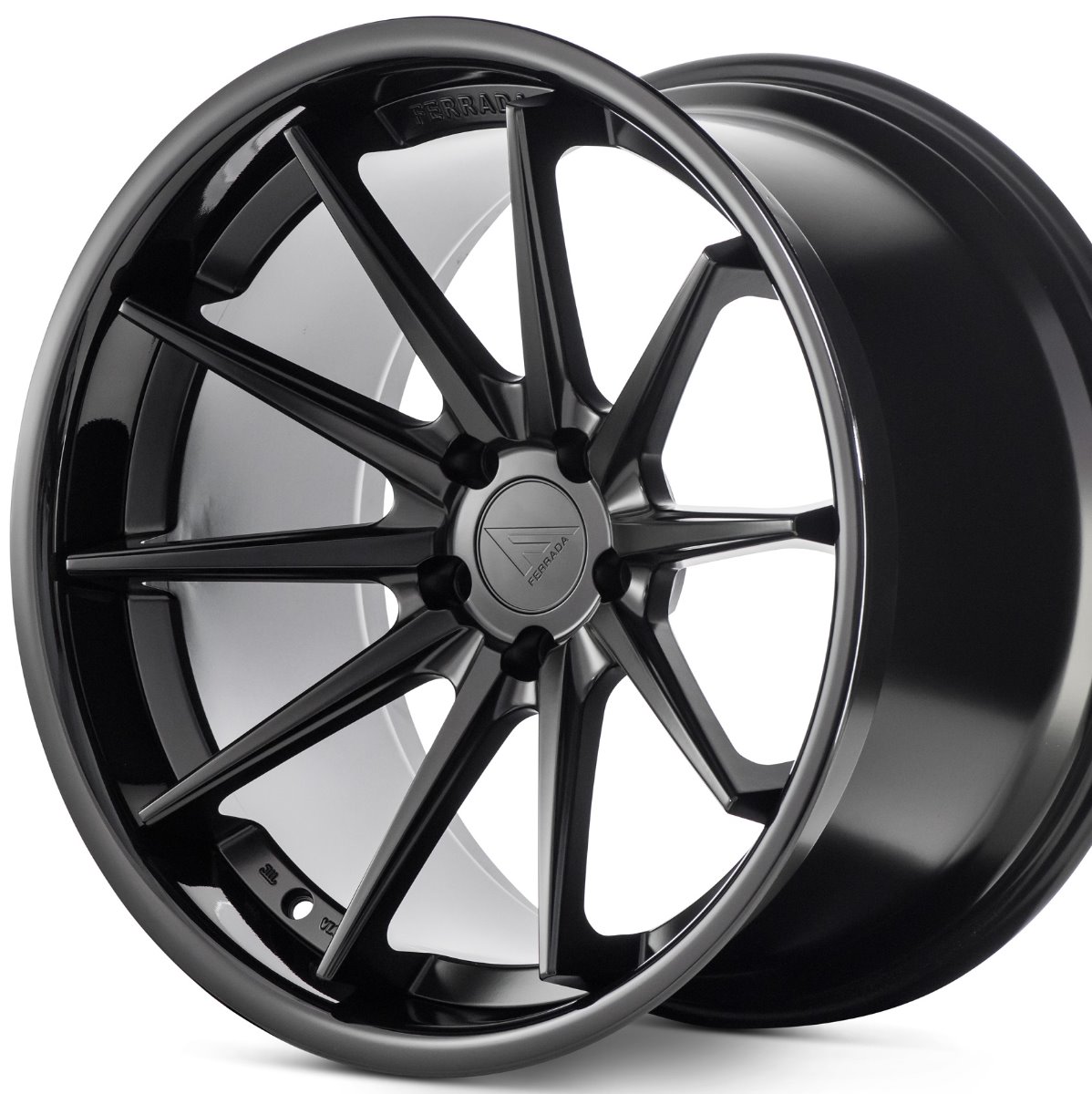 22x10.5 FERRADA FR4 BLACK CONCAVE WHEELS RIMS eBay
