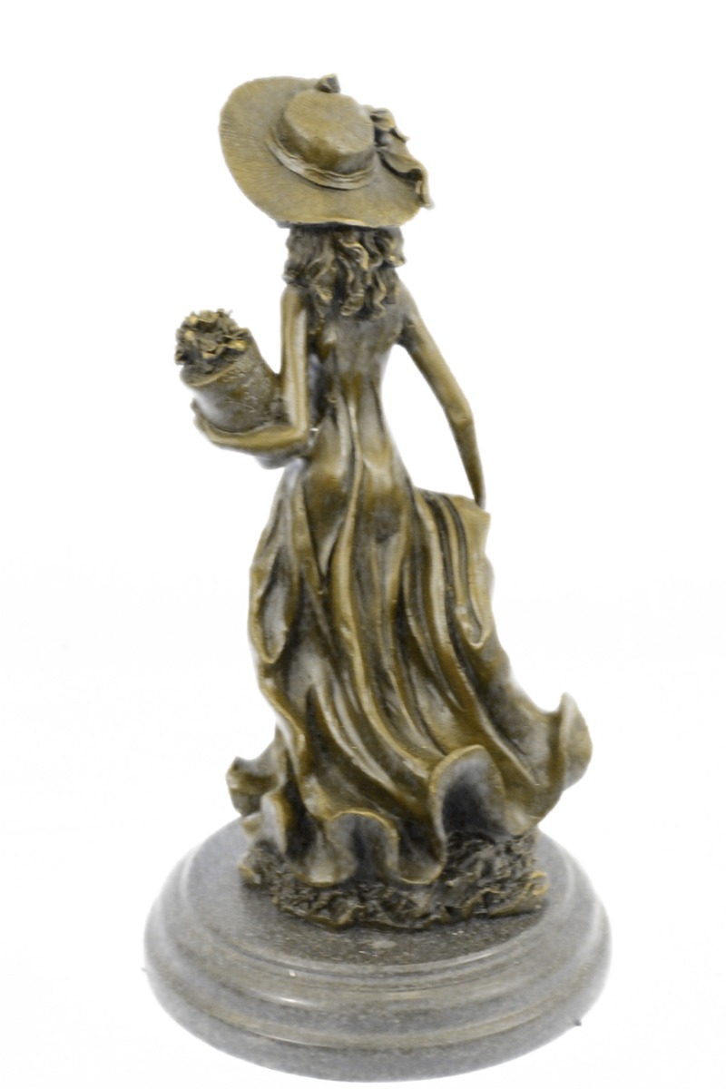 sculpture collectible bronze decor original patoue souther girl