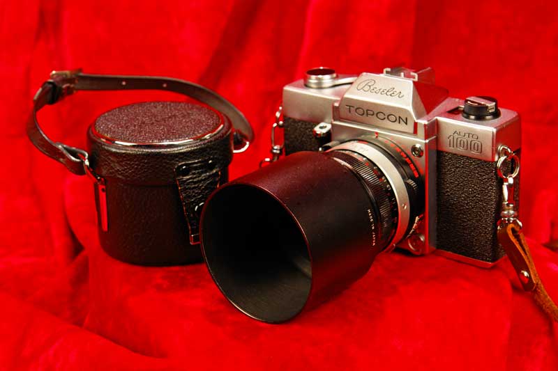 Mint Condition BESELER TOPCON AUTO 100 Camera + Rare BLACK