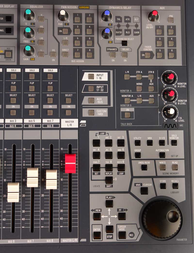 PANASONIC RAMSA WR-DA7 DIGITAL MIXING CONSOLE + 2 ADAT CARDS