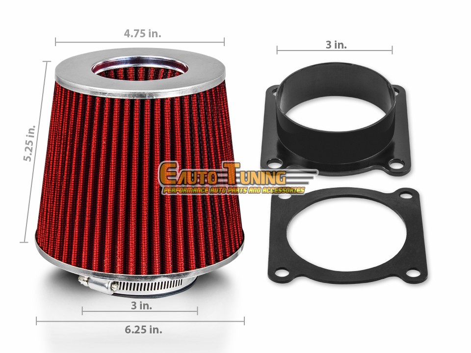 MAF Mass Air Flow Sensor Intake Adapter for Nissan 00-03 Maxima 3.0L 3.5L V6 02