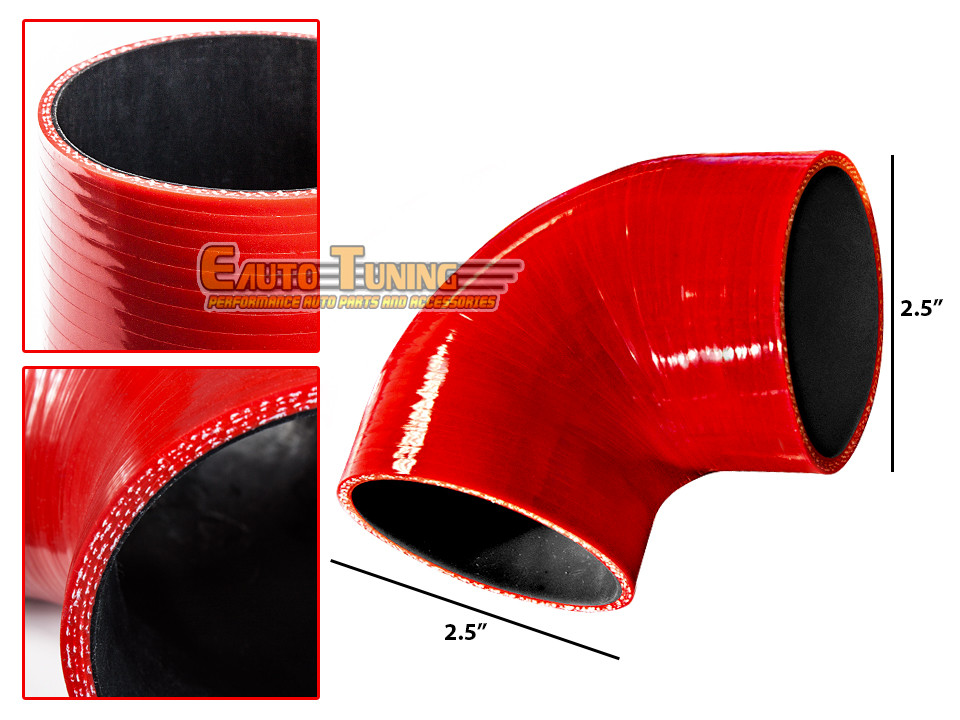 2.5/" Silicone Hose//Intake//Intercooler Pipe Elbow Coupler BLUE For Volkswagen