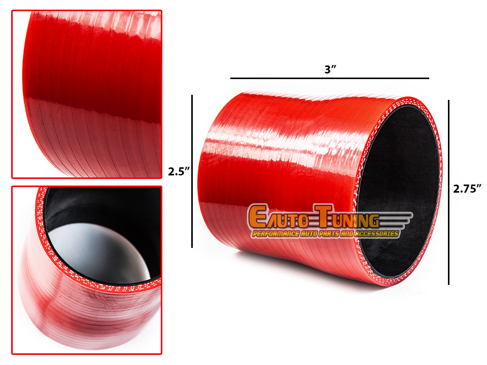 2.75/"-2.75/" Intercooler//Air Intake Reducer Coupler Hose