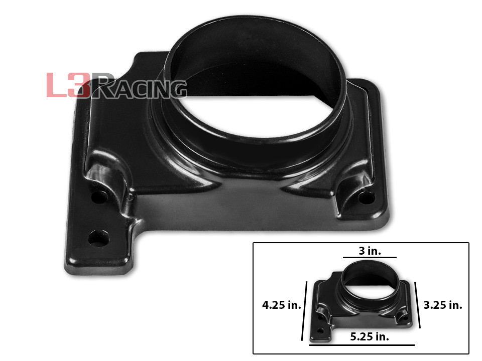 BLUE Cone Dry Filter AIR INTAKE MAF Adapter Kit For Mitusbishi 02-06 Lancer 2.0