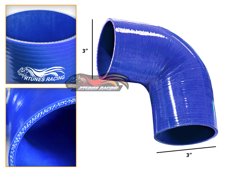 2.5/" Silicone Hose//Intake//Turbo//Intercooler Pipe Straight Coupler BLUE For BMW