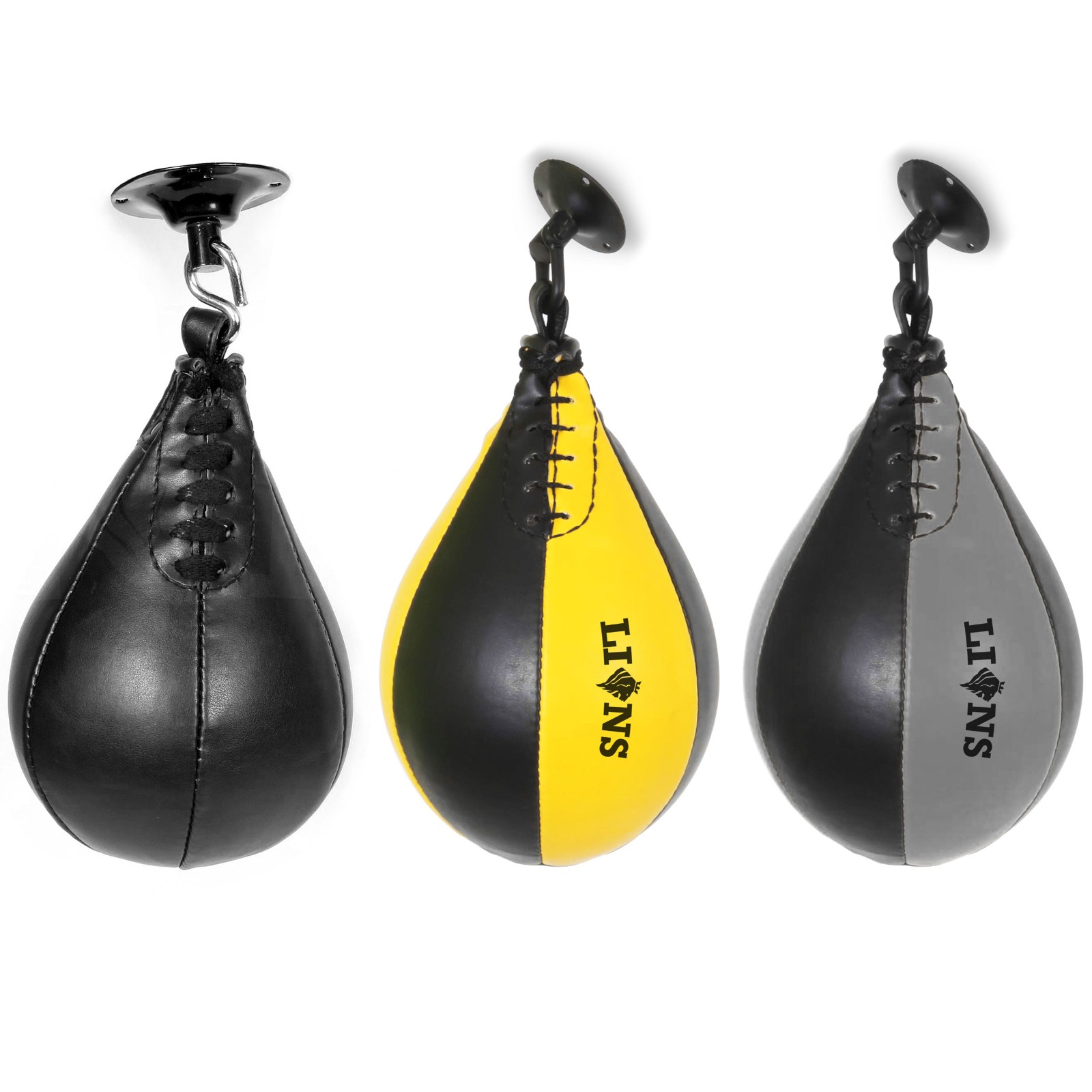 Leather Speed Ball /& Swivel Boxing Punch Bag MMA Punching Training Pear