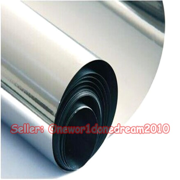 High Purity 99.96 Pure Nickel Ni Metal Foil Thin Sheet 0.05mm x 200mm