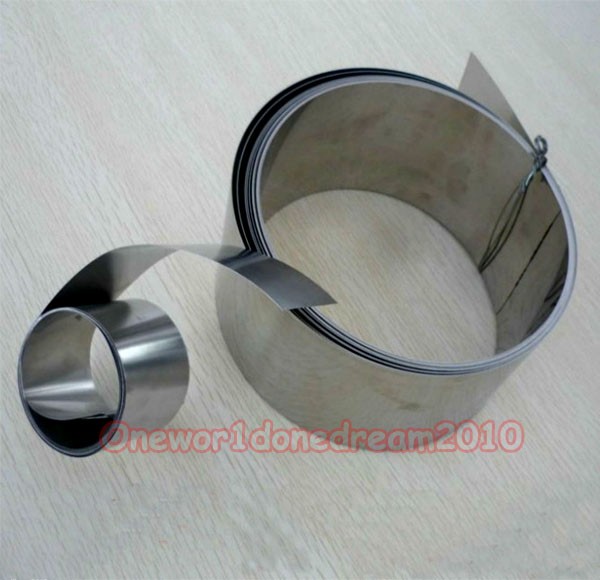 1 Piece 65Mn High Carbon Hardened Spring Steel Plate Strip 0.2mm x 30mm x 1000mm