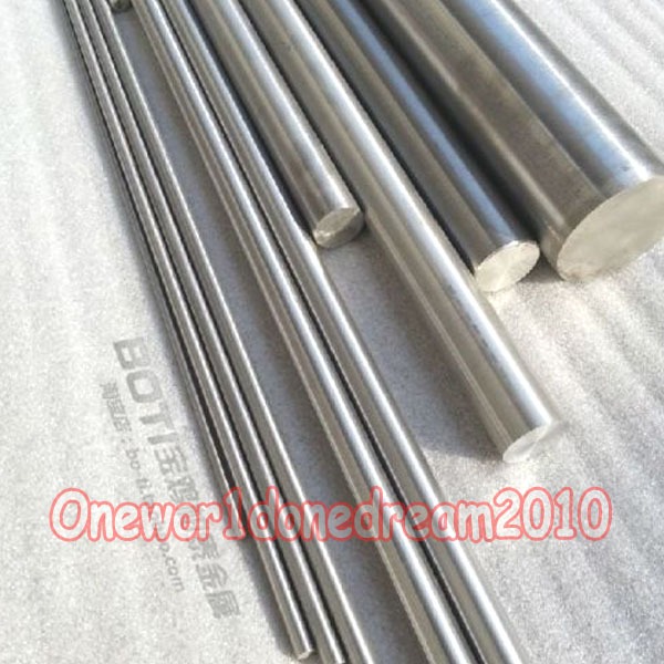 2Pcs Titanium Ti Grade 5 Gr.5 GR5 Metal Rod Diameter 8mm Length 25cm 10 inches