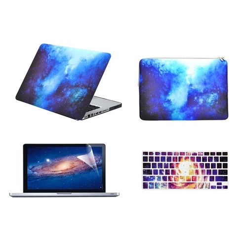 Blue Galaxy Graphic Rubberized Hard Case for MacBook Pro 13/" Model A1278