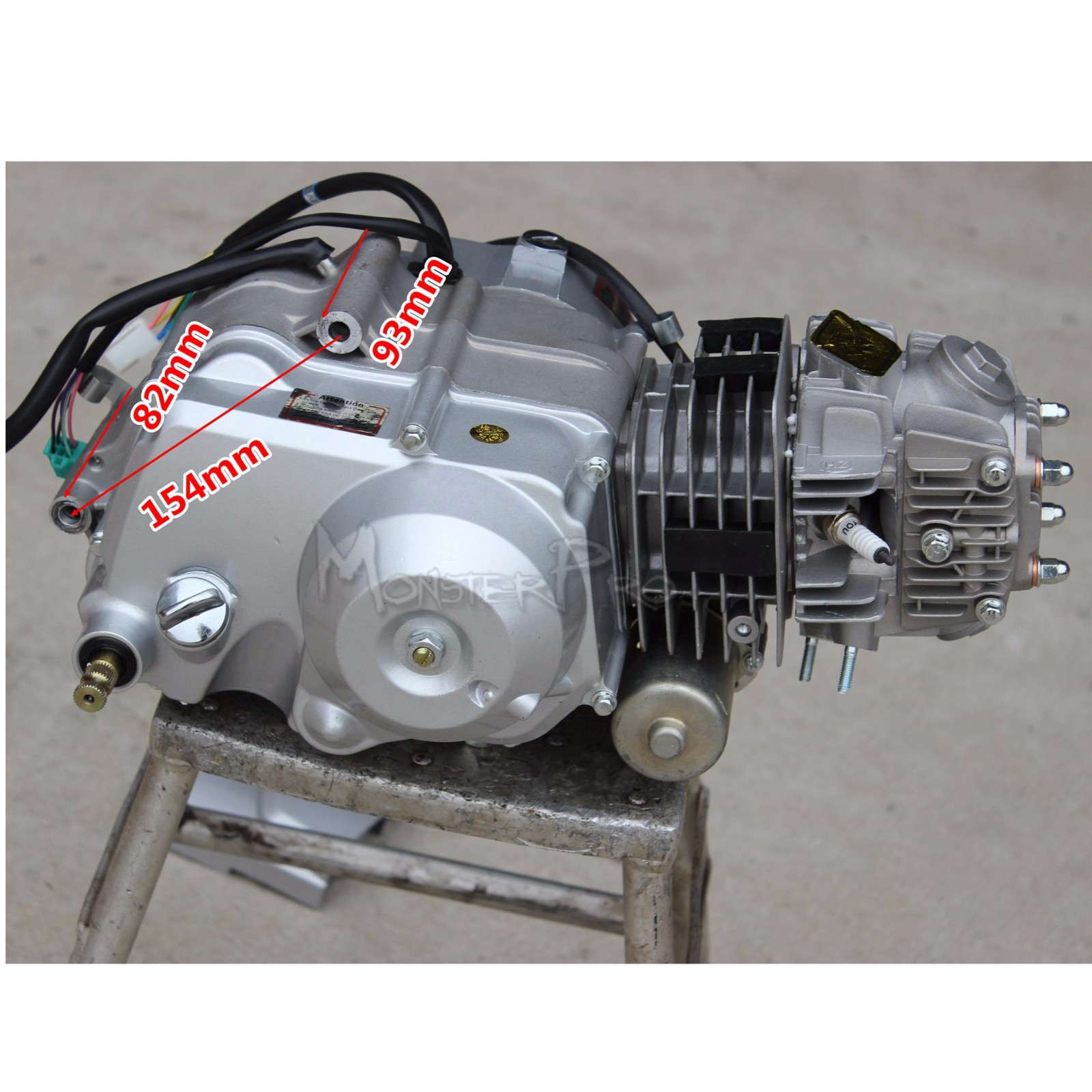 4 up 125cc Semi Auto Engine motor Kick/Elec Start Honda CT110 CT90 ...