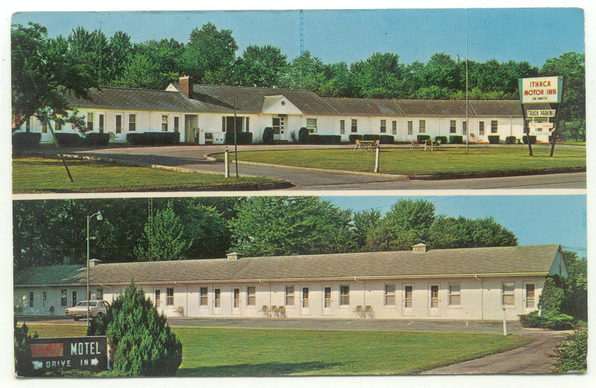 Ithaca MI Ithaca Motor Inn Postcard Michigan eBay