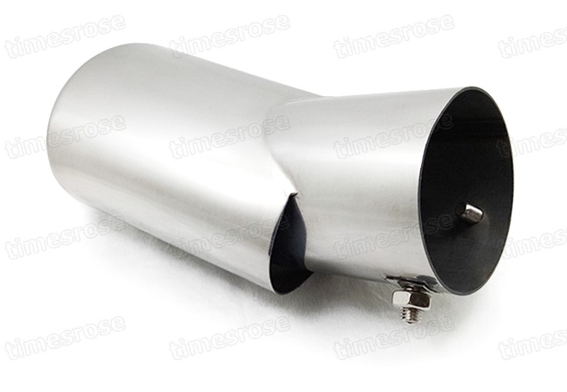 Silver Car Exhaust Muffler Tip Tail Pipe End Trim for Honda CR-V 2012-2016 #1023