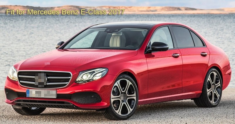 5pcs Chrome Outer Side Car Door Handle Cover Trim for 2017 Mercedes Benz E-Class