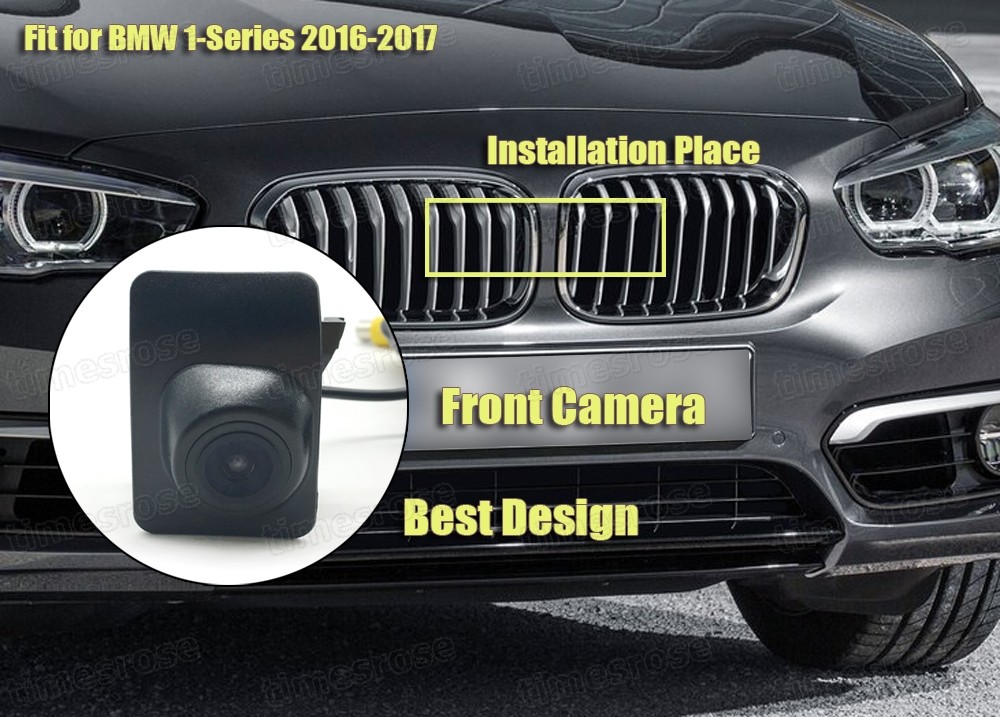 170° Full HD CCD Car Grill Front View Camera Embedded for BMW 1Series