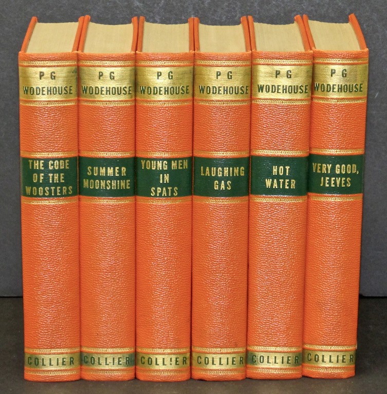 Image for P. G. WODEHOUSE set of 5 hardcover novels: Very Good, Jeeves; Hot Water; Laughing Gas; Young Men in Spats, & Summer Moonshine