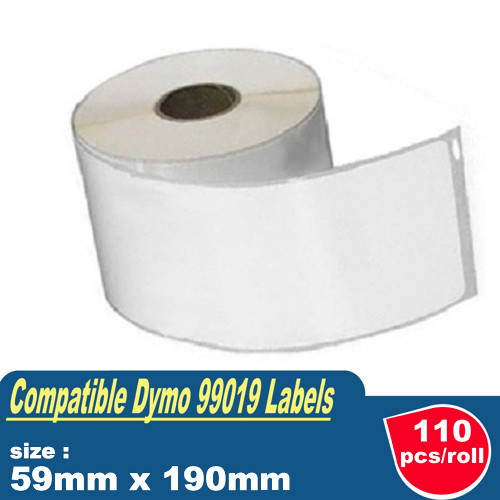 Go Inks 1 Rotolo Di Etichette Compatibili In Sostituzione Di Dymo/Seiko 99014 (etichette: 220, Dimensioni: 54 X 101 Mm - Foto 3