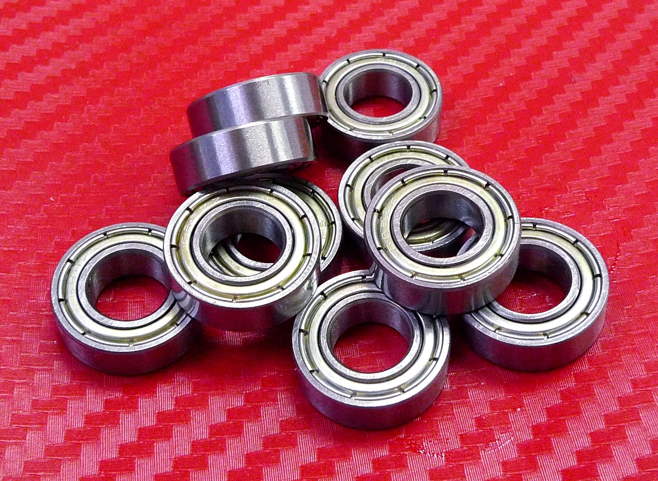 608zz Width 10mm 4 PCS Metal Shielded Ball Bearings 8*22*10 608z 8x22x10 mm
