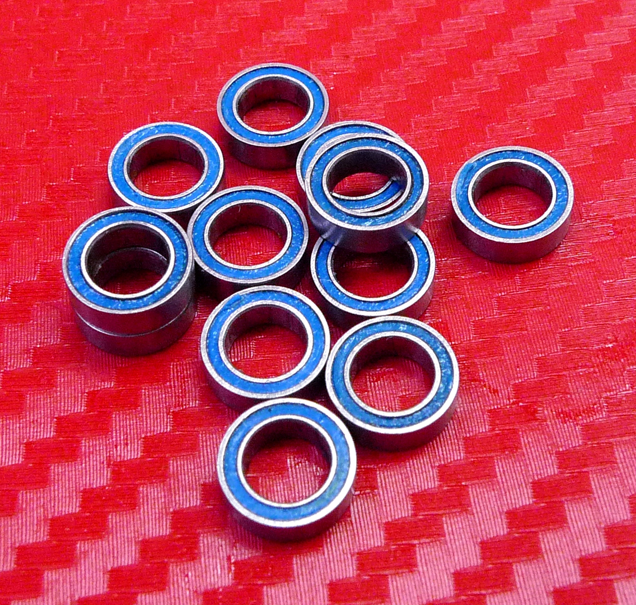 ABEC-3 Rubber Sealed Ball Bearing Blue 13x20x4 mm 10 PCS MR2013-2RS MR2013RS