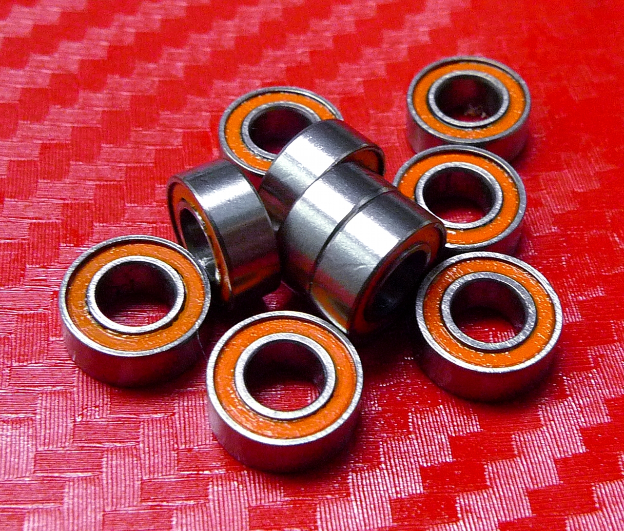QTY 4 SMR115-2RS CERAMIC 440c S.Steel Ball Bearing MR115RS ABEC-3 5x11x4 mm