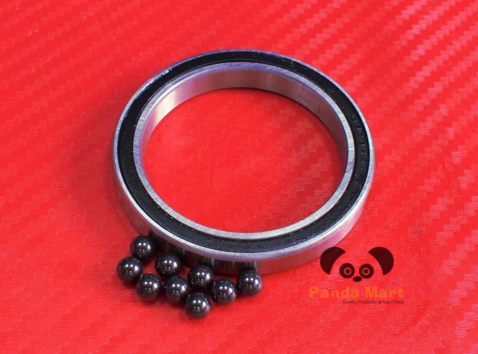 2pcs 6805-2RS Black Rubber Sealed Ball Bearing Bearings 6805RS 25*37*7 mm