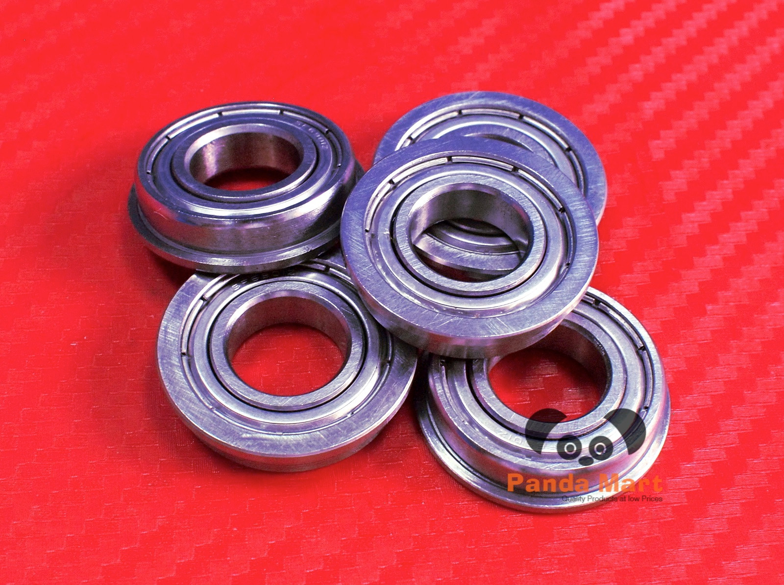 1//4/" x 1//2/" x 3//16/" SFR188zz 10 PCS Stainless Flanged Ball Bearings FR188zz