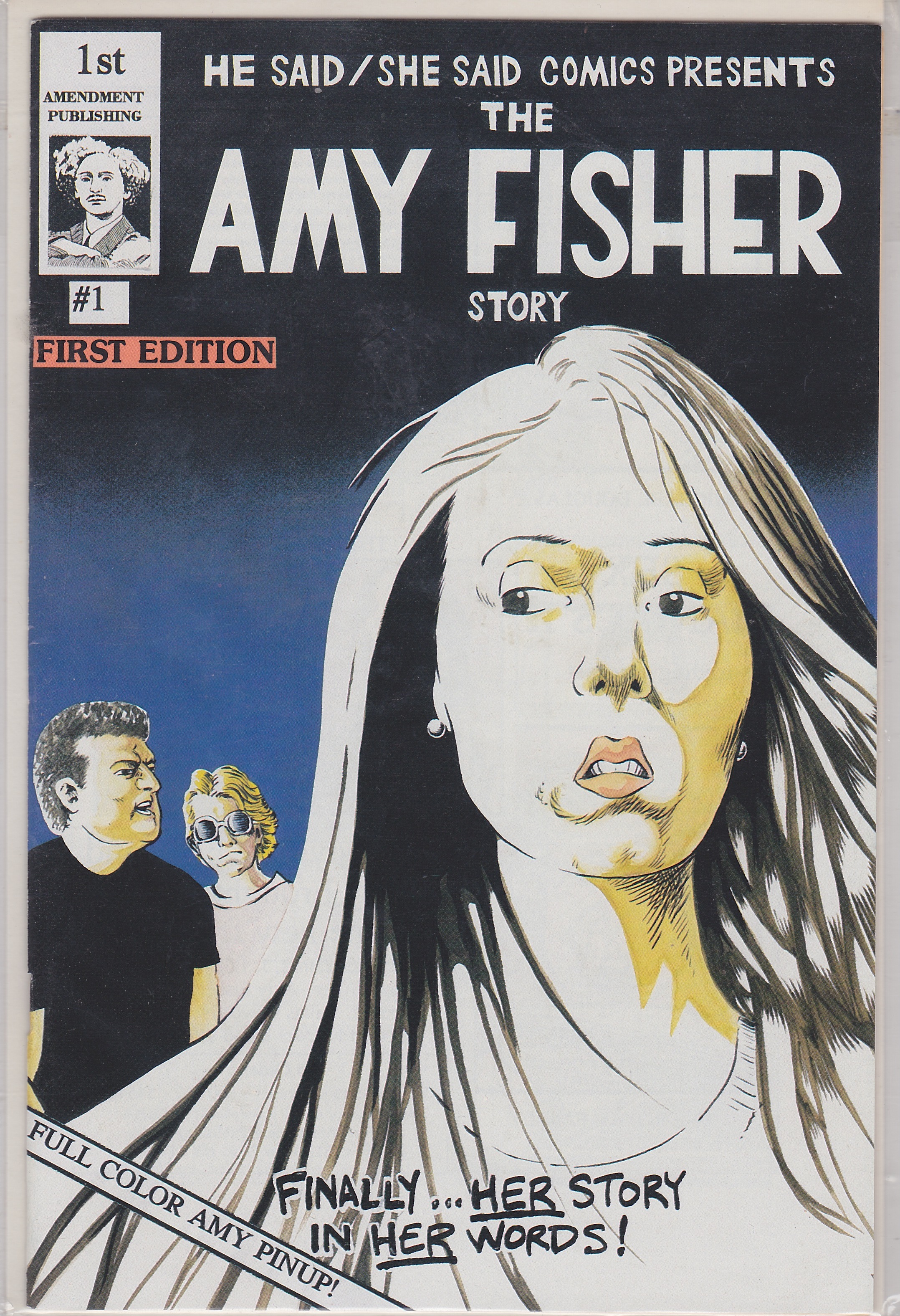 有关以下物品的详细资料: vintage *amy fisher* story he said/she