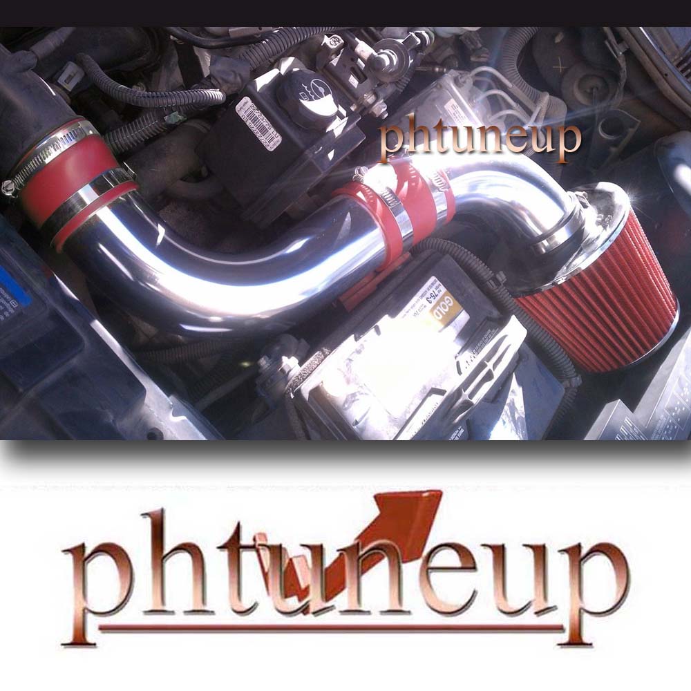 2002-2005 CHEVY CAVALIER PONTIAC SUNFIRE 2.2L ECOTEC AIR INTAKE Black Red TBH