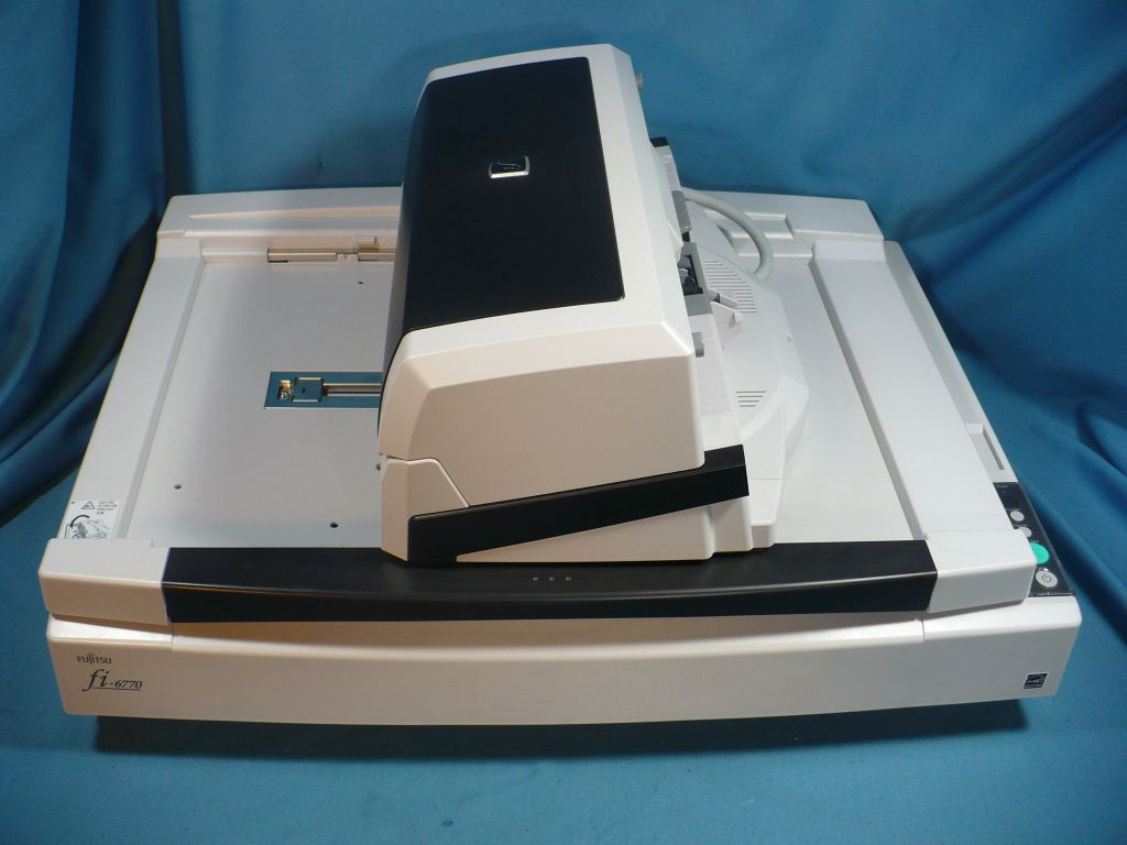 Fujitsu fi6770 90PPM Color Duplex Pass Thru Scanner USB SCSI Scan