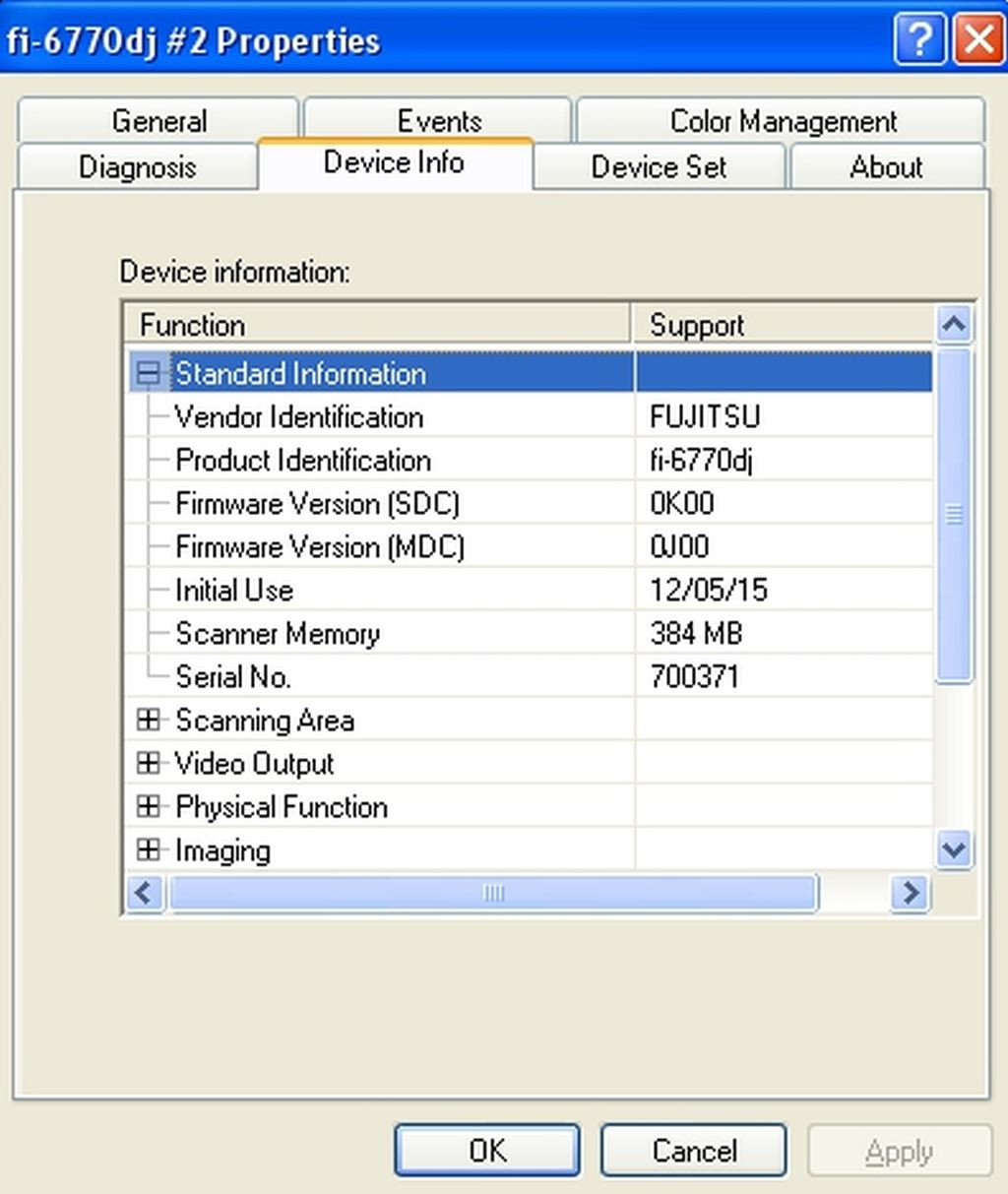 Fujitsu fi6770 90PPM Color Duplex Pass Thru Scanner USB SCSI Scan