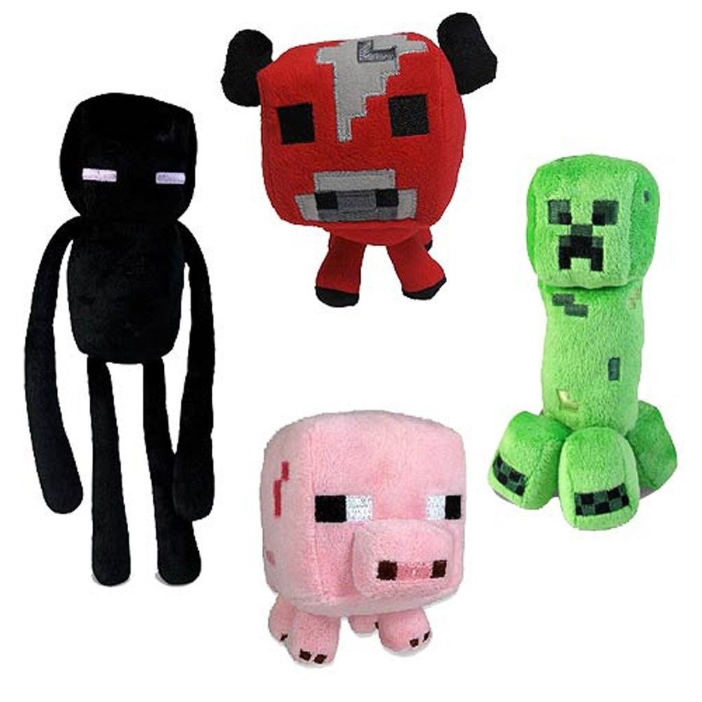 有关以下物品的详细资料: brand new minecraft plush set of 4