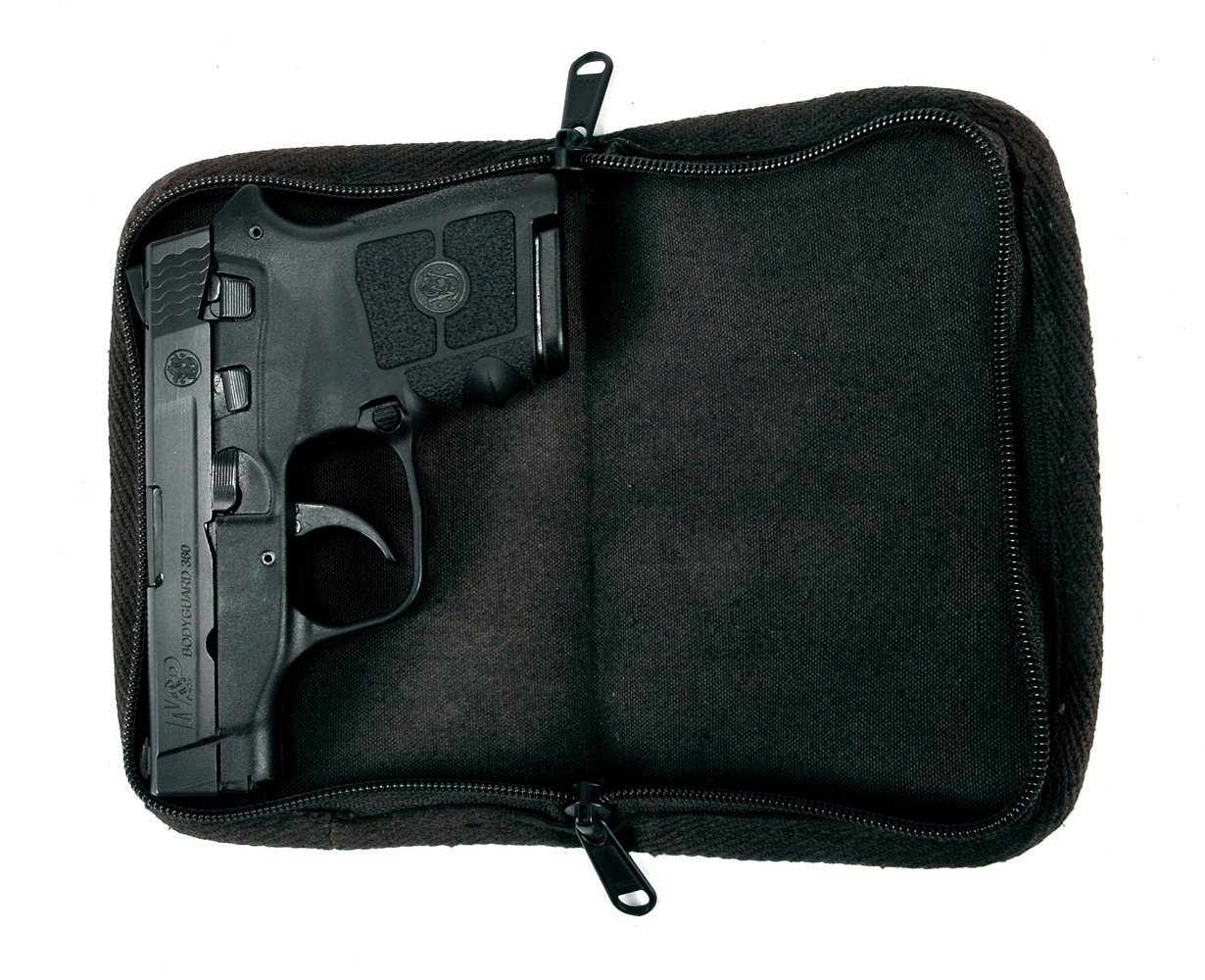 Concealed Pistol Wallet Holster Black Canvas for pistols Kel