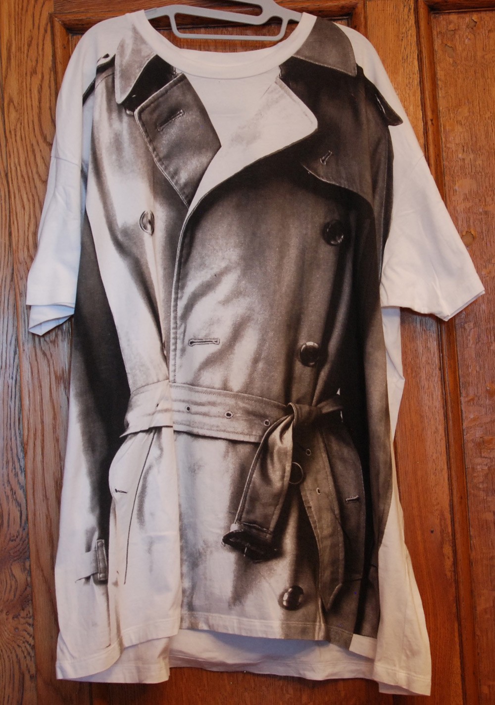 MARTIN MARGIELA ~ OVERSIZED T-SHIRT~ ICONIC TROMPE L'OEIL BLACK