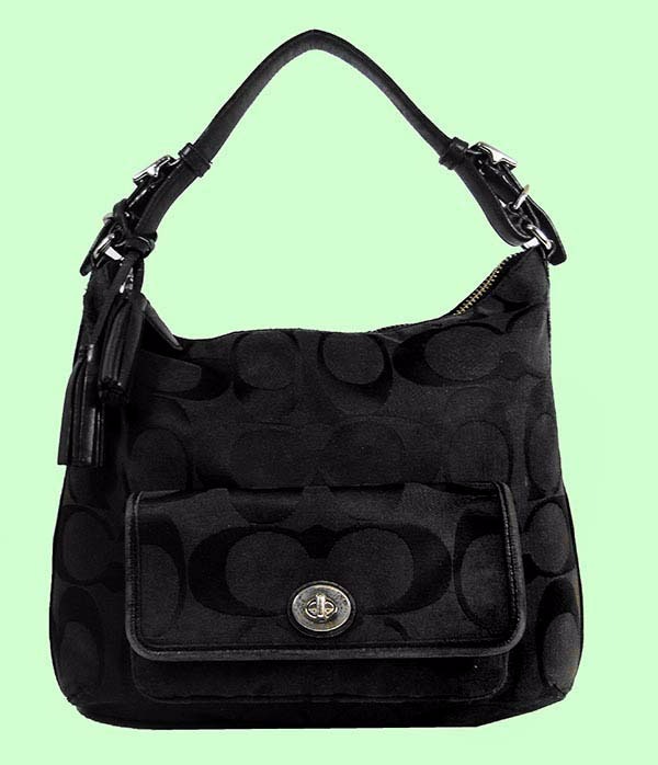 COACH 22392 LEGACY OP ART Signature Shoulder Bag Msrp $278