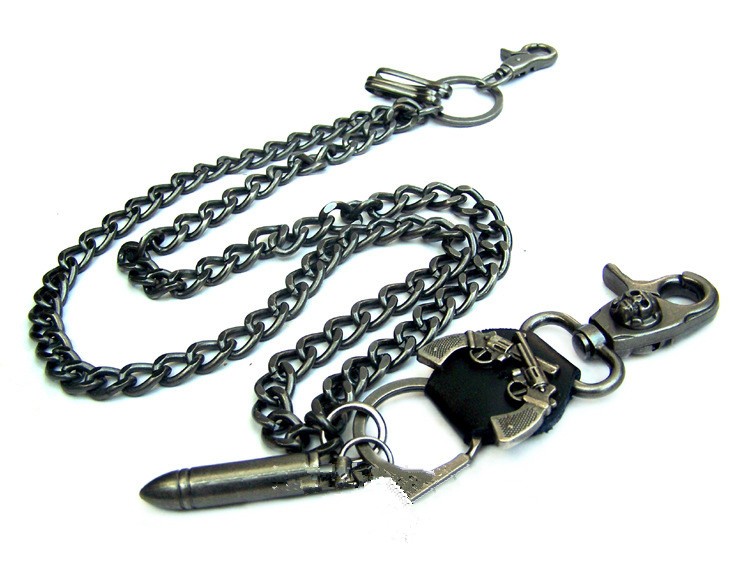Vintage Long Strong Leash Biker Trucker Key Jean Heavy