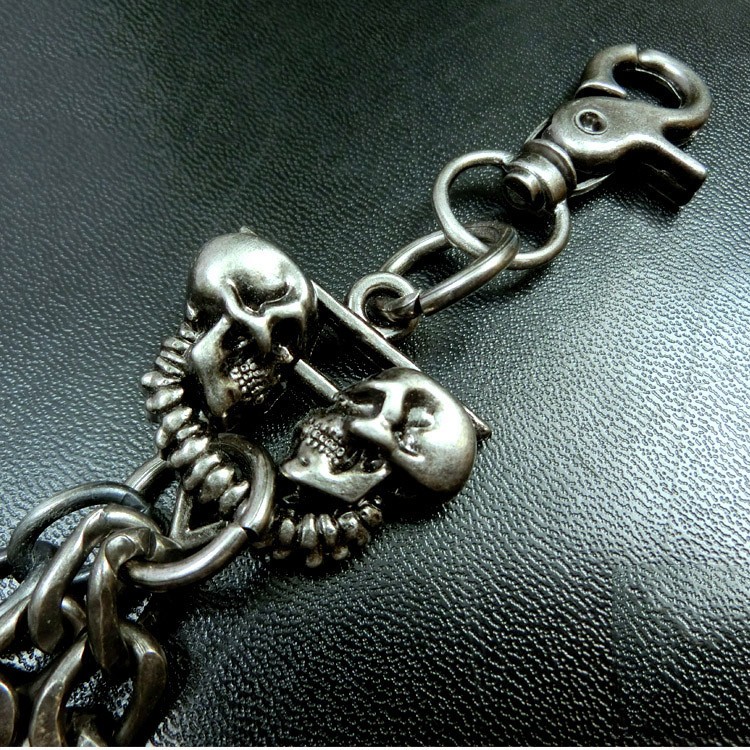 Vintage Long Strong Leash Biker Trucker Key Jean Heavy