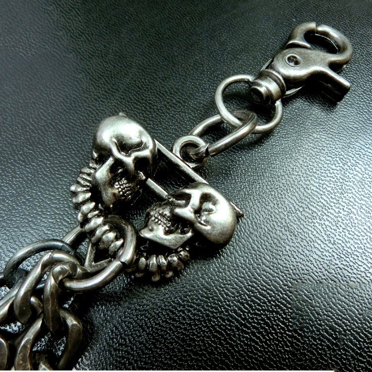 小物 US original wallet chain long Amazon.com: RS Mens Wallet with Chain Leather Long Bifold