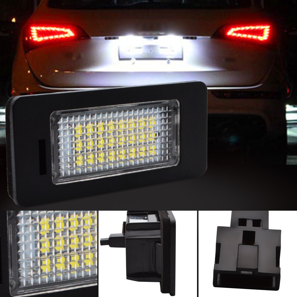 audi a5 number plate light