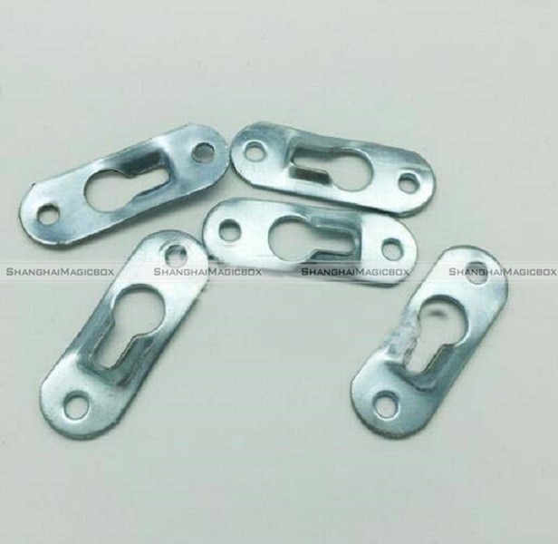 20x Heavy Duty Flat Keyhole Picture Frame Hangers Two Hole Hanging