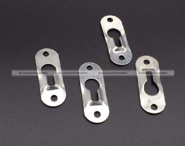 20x Heavy Duty Flat Keyhole Picture Frame Hangers Two Hole Hanging