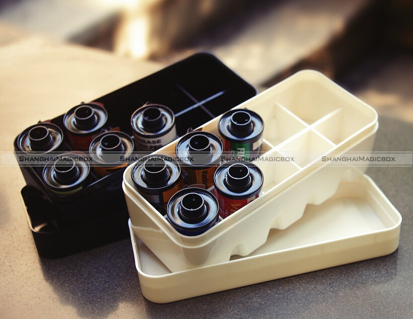 135//120 Film 35mm table Hard Plastic Box Storage Case Holder for 10 Roll Film UK