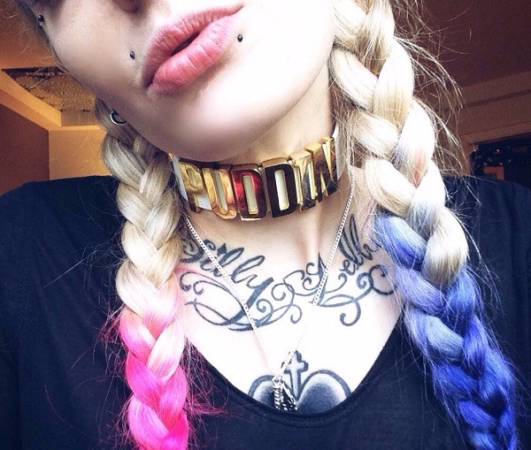 Harley Quinn Puddin Neck Collar Necklace Choker Suicide Squad Cosplay Harlequin