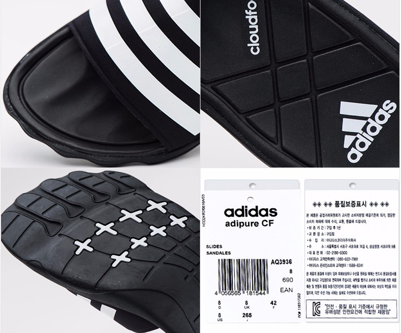 adidas 2017 adipure cf cloudfoam slipper beach sandals black aq3936 adidas 2017 adipure cf cloudfoam slipper beach sandals black aq3936