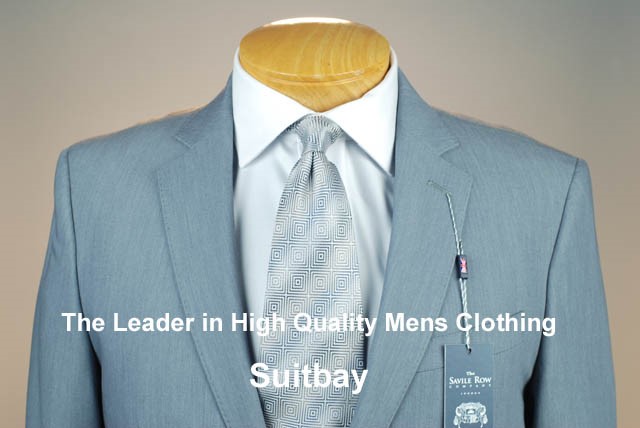 48L SAVILE ROW Solid Blue SUIT SEPARATE 48 Long Mens Suits SS37