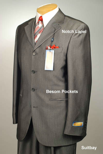 56l suit steve harvey 4 button gray mens suit - xh73