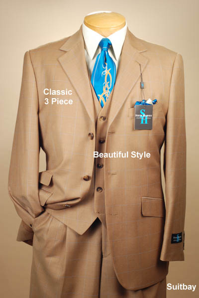 52r suit steve harvey 3 button 3 piece rust mens suits 52