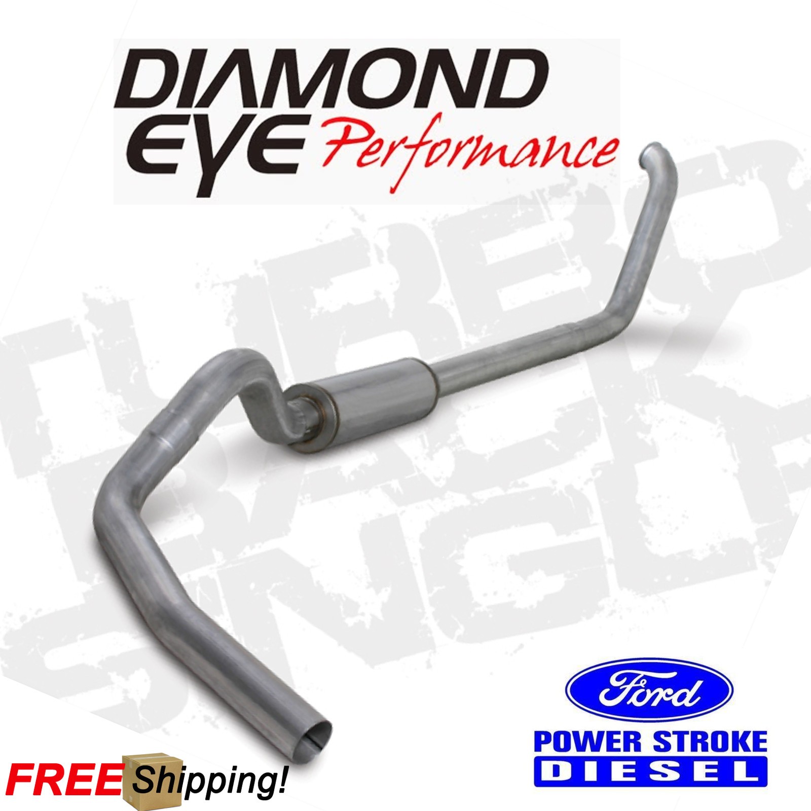 99-03 Ford 7.3 7.3L Powerstroke Diesel Diamond Eye 4/" Turbo Back Exhaust System