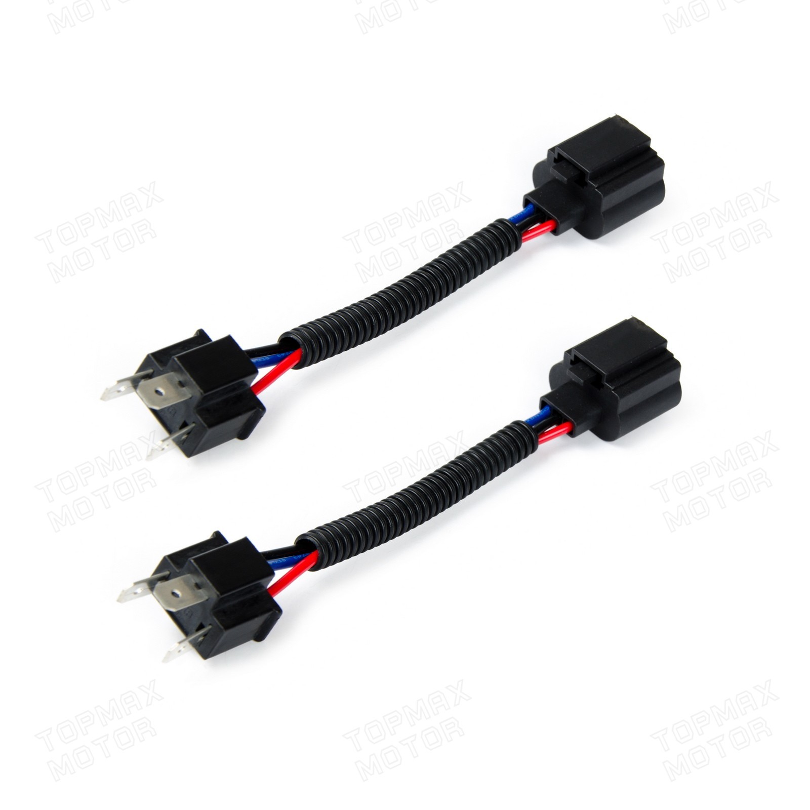 H4 9003 HB2 to H13 9008 2pcs Connector Adapter Conversion Cable Extension  Wire
