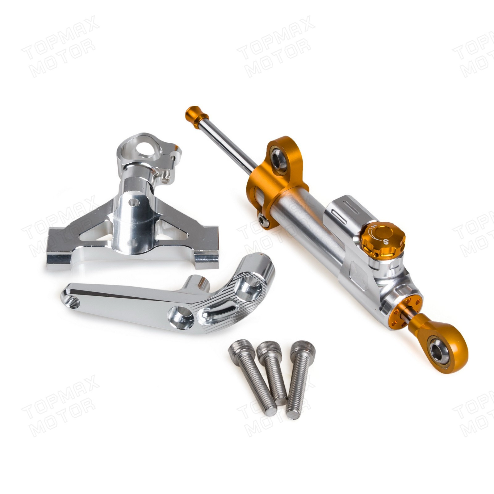 Details about Steering Damper & Bracket Mounting Kit For Kawasaki Ninja ZX-14  ZZR1400 06-15